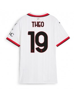 AC Milan Theo Hernandez #19 Replika Borta Kläder Dam 2024-25 Kortärmad